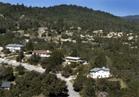 Residential neighborhood in the Sandhills